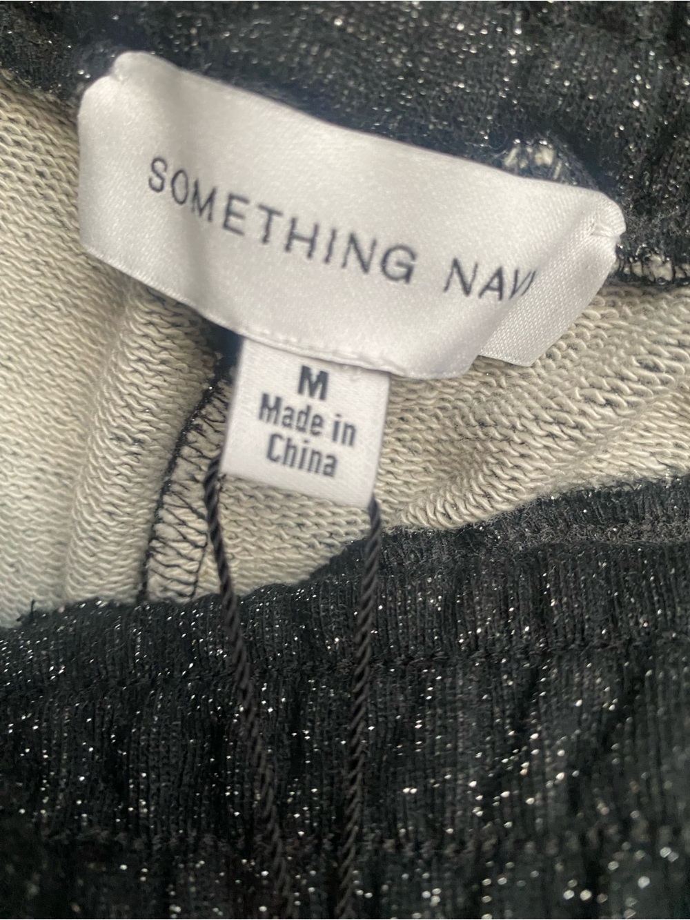 Something Navy Sparkle Knit Graphic Lounge Shorts - Picture 4 of 6